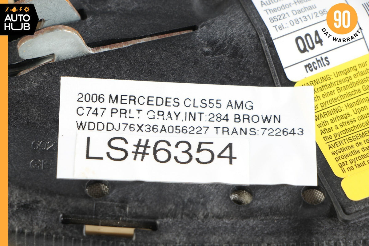 03-11 Mercedes W219 CLS55 AMG Front Right Passenger Seat Side Airbag Beige OEM - photo 12