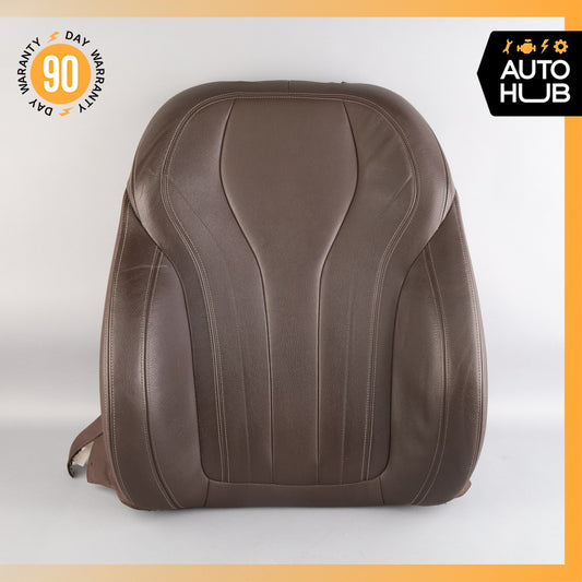 14-19 BMW F15 X5 X6 Sport Front Left Side Top Upper Seat Cushion Brown OEM 86k - photo 1