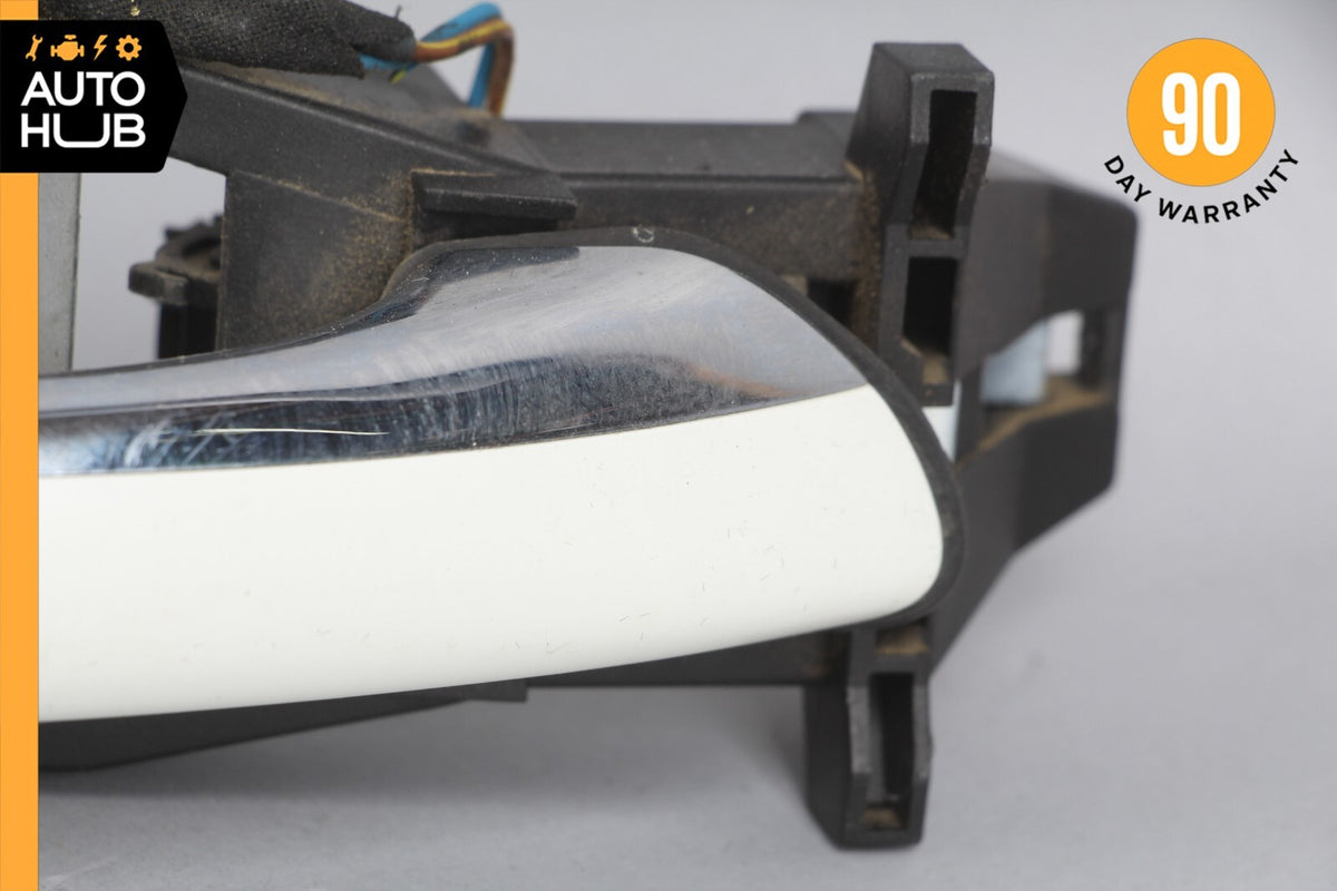 07-09 Mercedes W211 E350 E320 Front Right Side Door Handle Keyless Go White OEM - photo 4