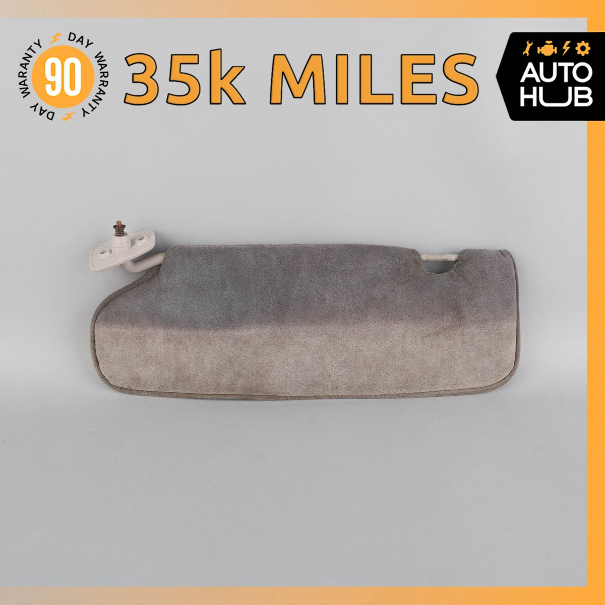 00-04 Aston Martin DB7 Vantage Left Sunvisor Sun Visor Suede 83123959AAW OEM 35k - photo 1