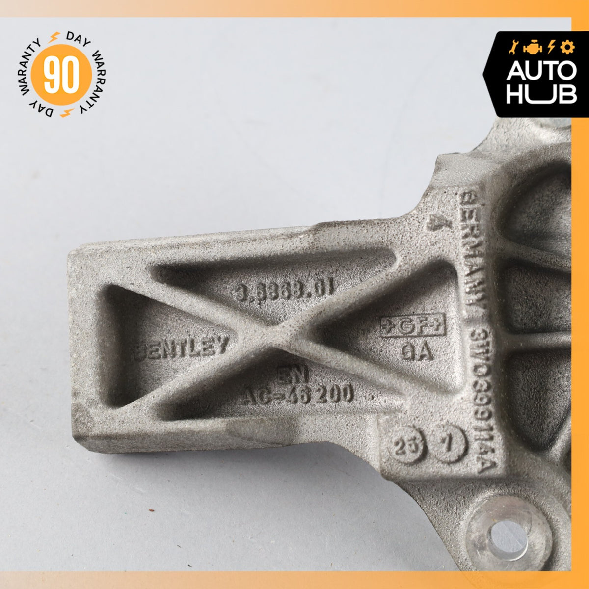 03-13 Bentley Continental GTC Right Transmission Support Mount Bracket OEM 46K - photo 8