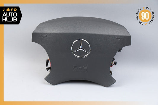 00-06 Mercedes W220 S500 CL500 S55 AMG Steering Wheel Air Bag Airbag Black OEM - photo 1