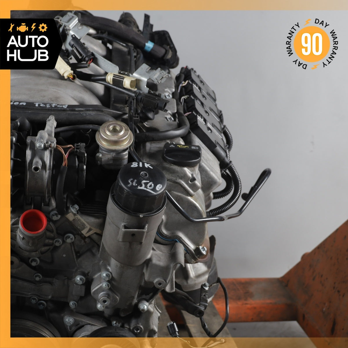 99-06 Mercedes R230 SL500 E500 CLK500 Engine Motor Assembly 5.0 V8 M113 OEM 81k - photo 7