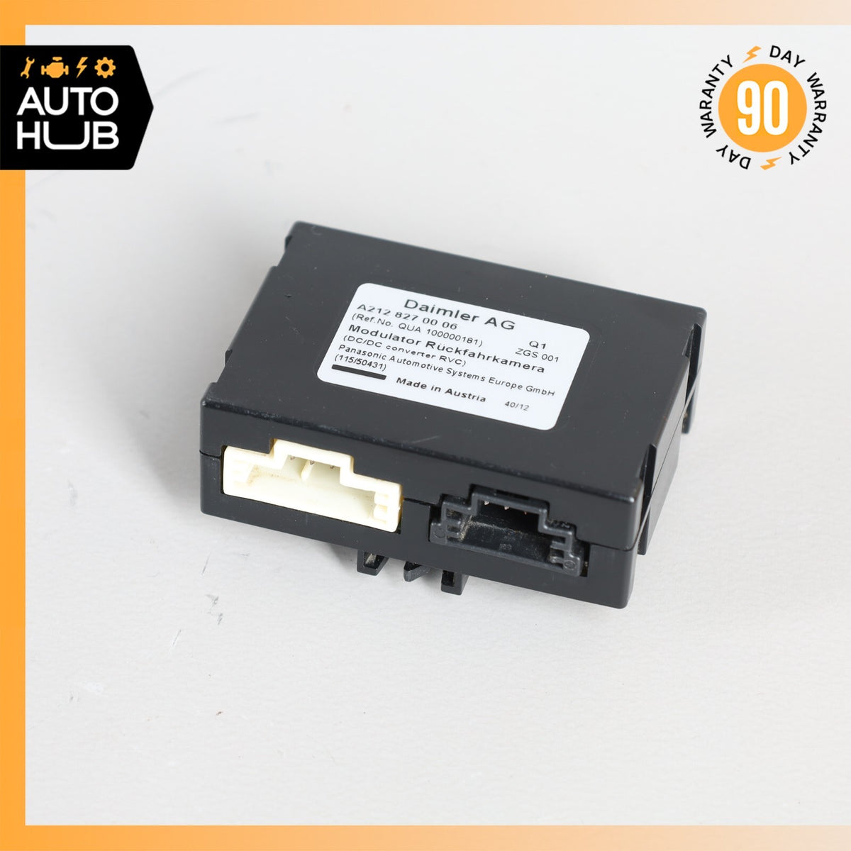 Mercedes W212 E350 Rear View Camera Control Module 2128270006 OEM - photo 1