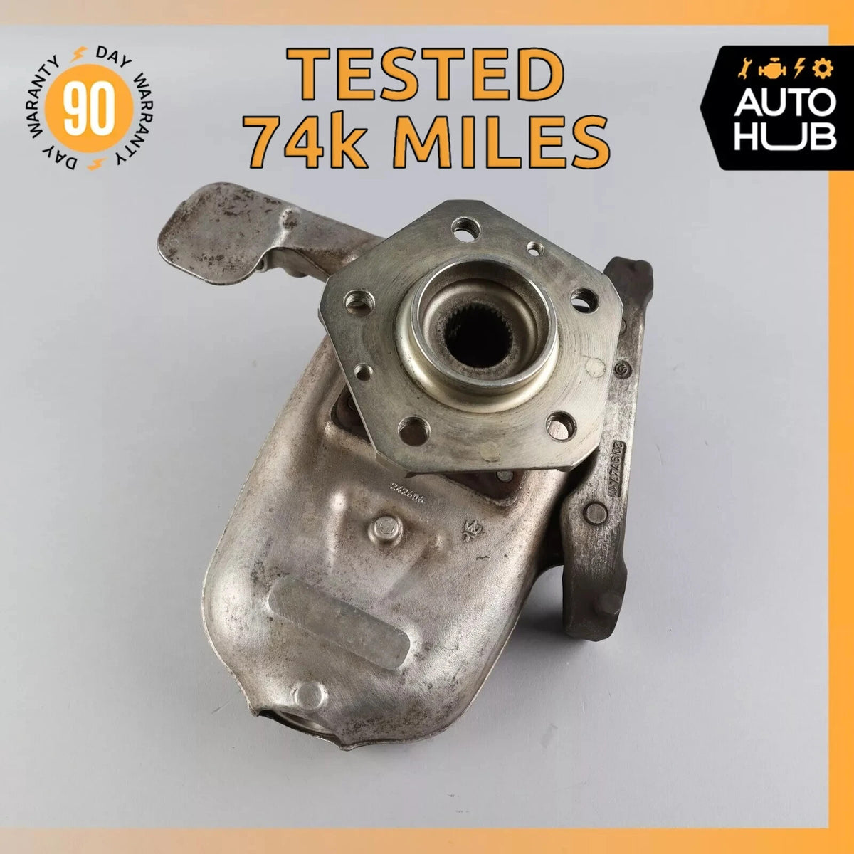 11-19 Maserati Quattroporte S M139 Front Left Side Spindle Knuckle Hub OEM 74k - photo 1