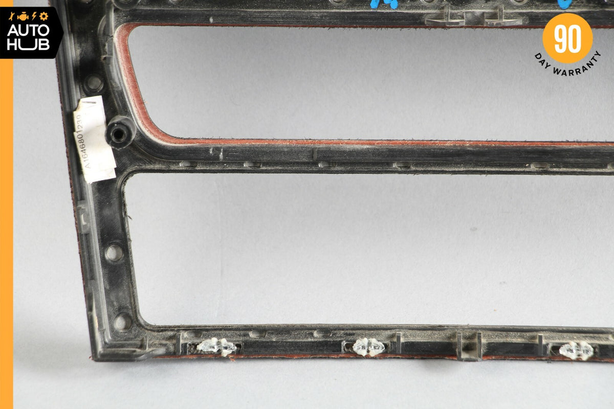 06-12 Mercedes W164 ML500 GL550 ML450 Center Console Control Trim Bezel Wood OEM - photo 9