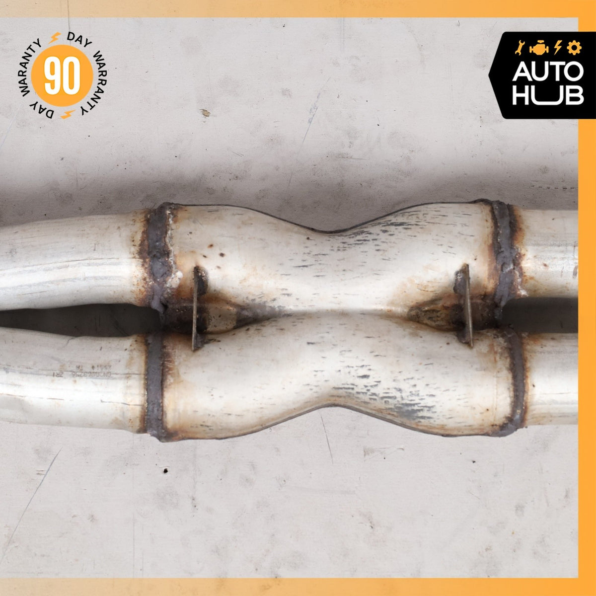 14-19 Chevrolet Corvette C7 Exhaust Mid Pipe Center Resonator Silencer OEM 32k - photo 4