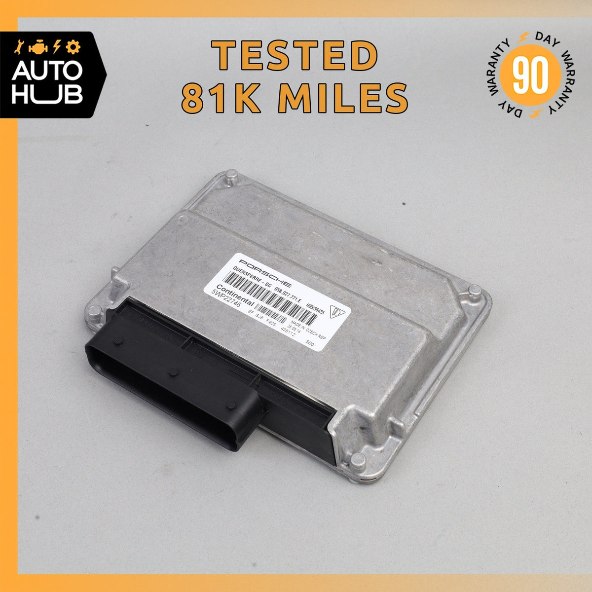 15-18 Porsche Macan S 95B Differential Lock Control Module Unit OEM 81k - photo 1