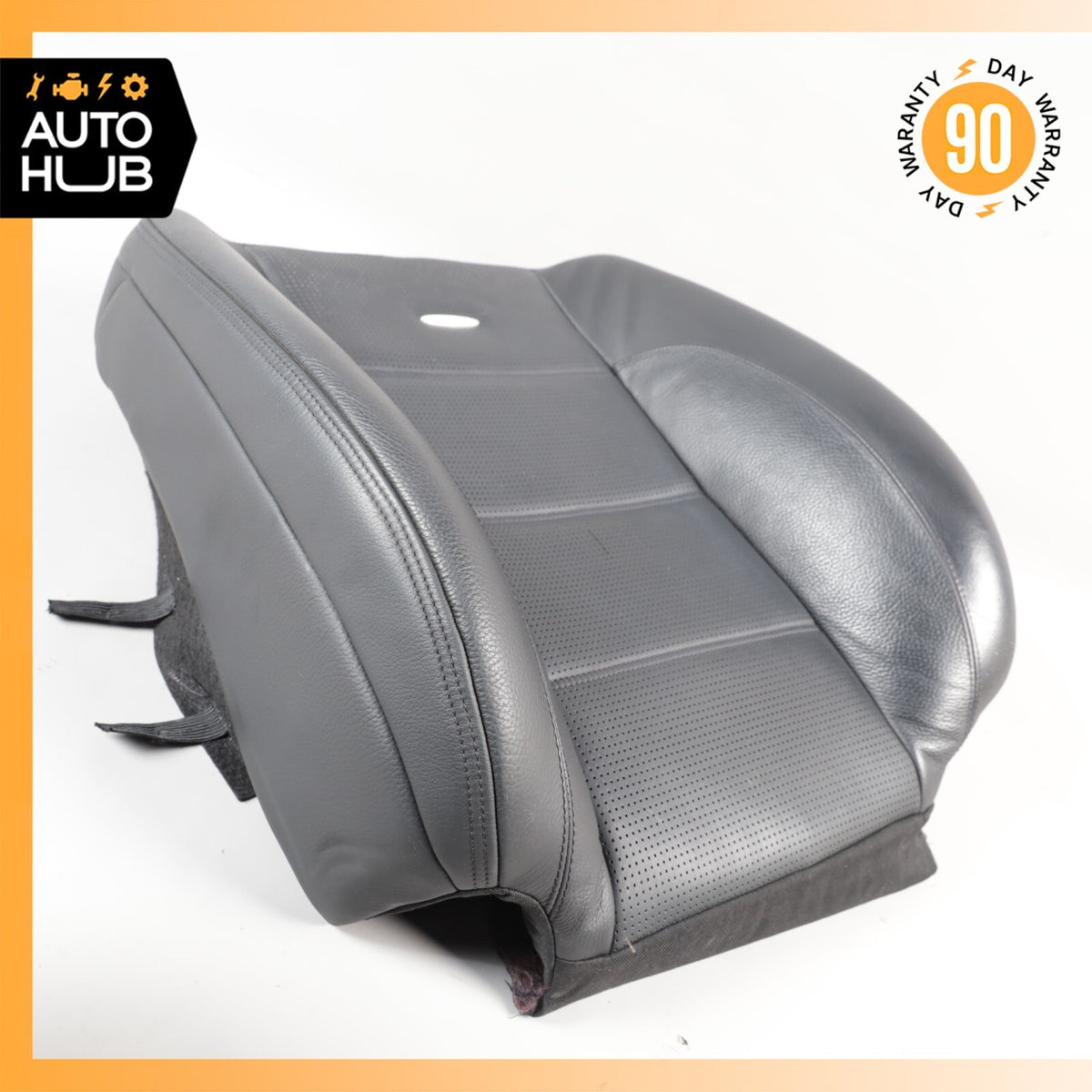08-13 Mercedes W221 S63 AMG Front Left Driver Side Seat Upper Cushion Black OEM - photo 8