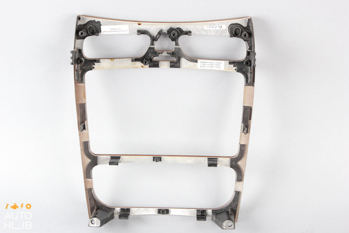 03-04 Mercedes W209 CLK320 CLK500 Center Console Trim Bezel Wood OEM - photo 8
