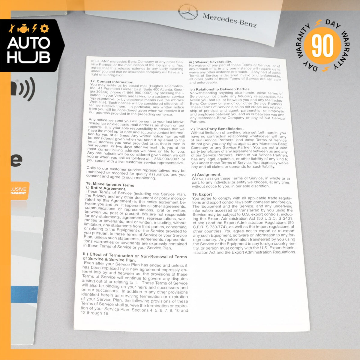 2014 Mercedes-Benz W212 E400 Owner's Manual Book Set OEM - photo 9