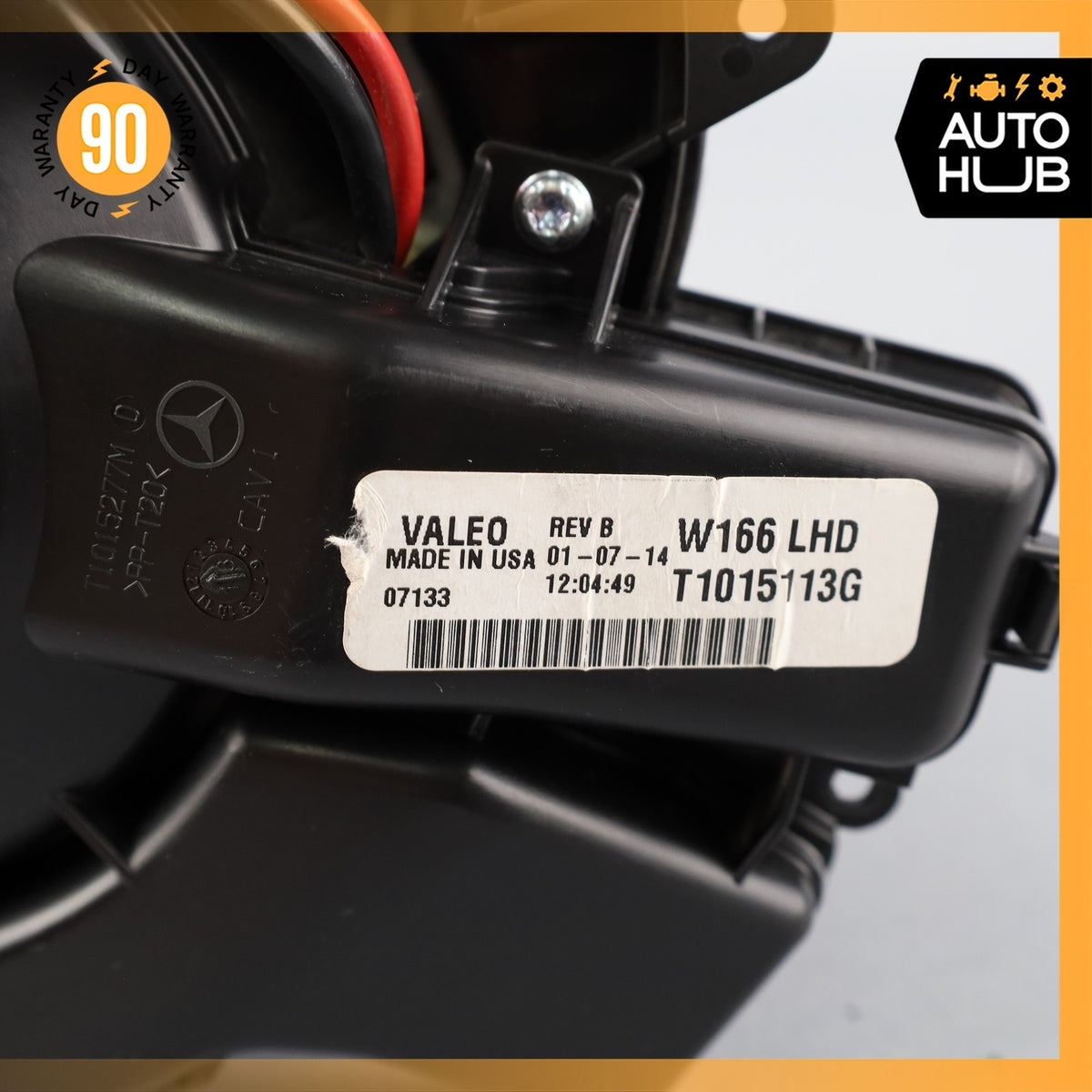 12-19 Mercedes W166 ML350 GL350 A/C AC Air Conditioning Heater Blower Motor OEM - photo 8