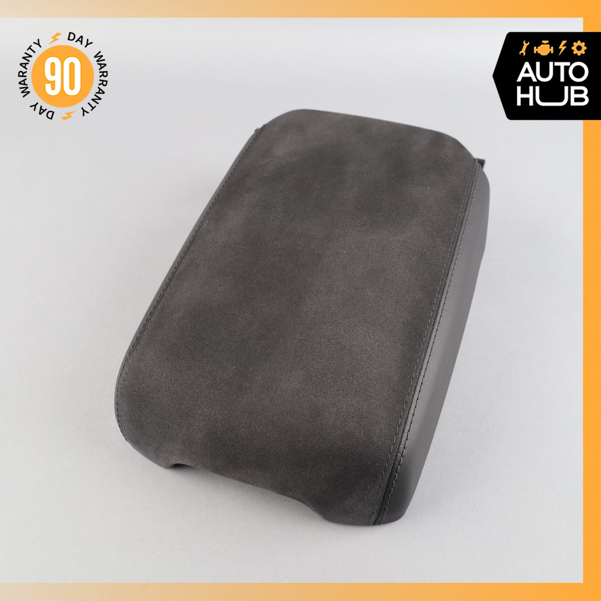 15-18 Porsche Macan 95B Front Center Console Armrest Arm Rest Suede Black OEM - photo 2