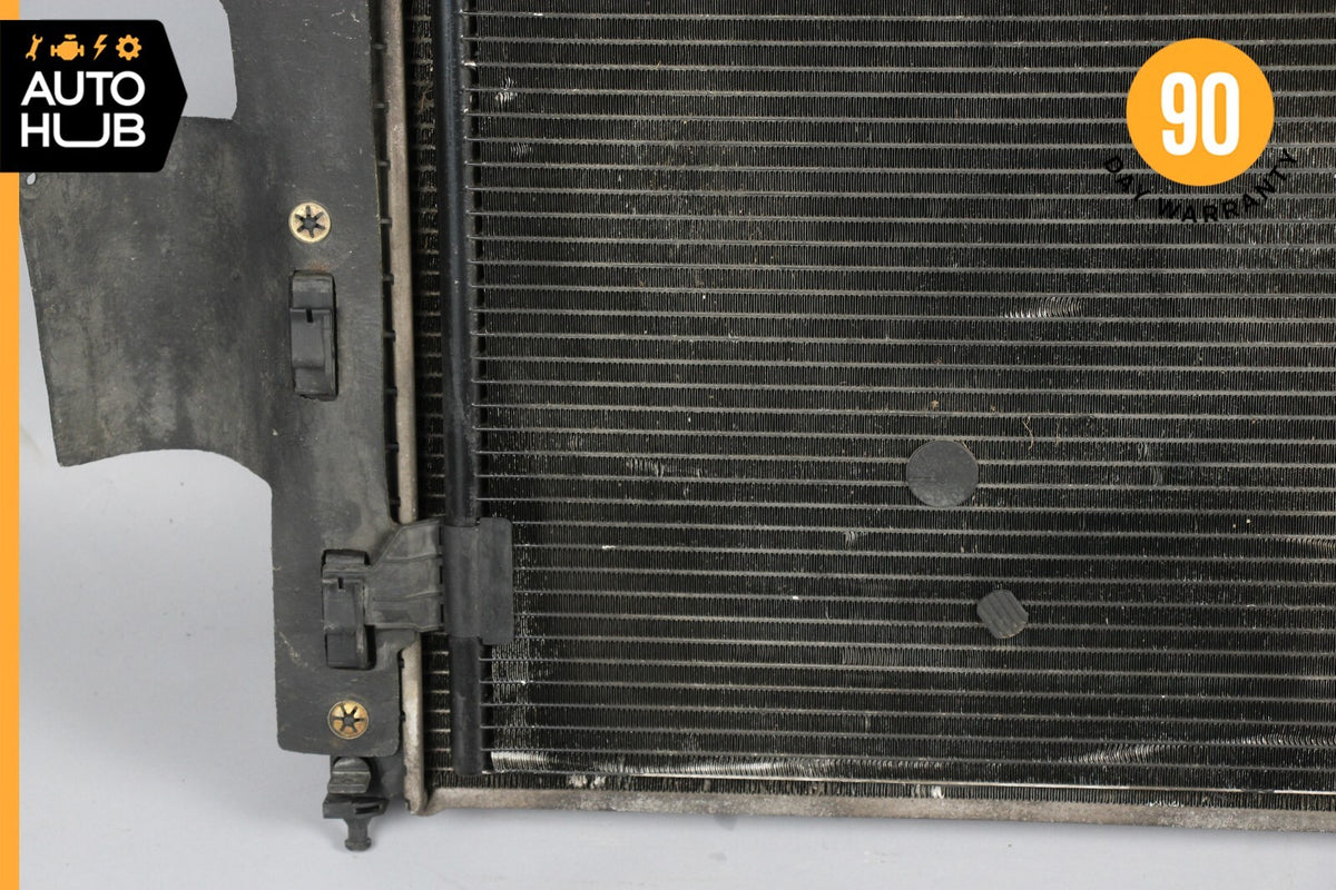 98-05 Mercedes W163 ML320 ML350 Engine Cooling Radiator AC A/C Condenser OEM - photo 8