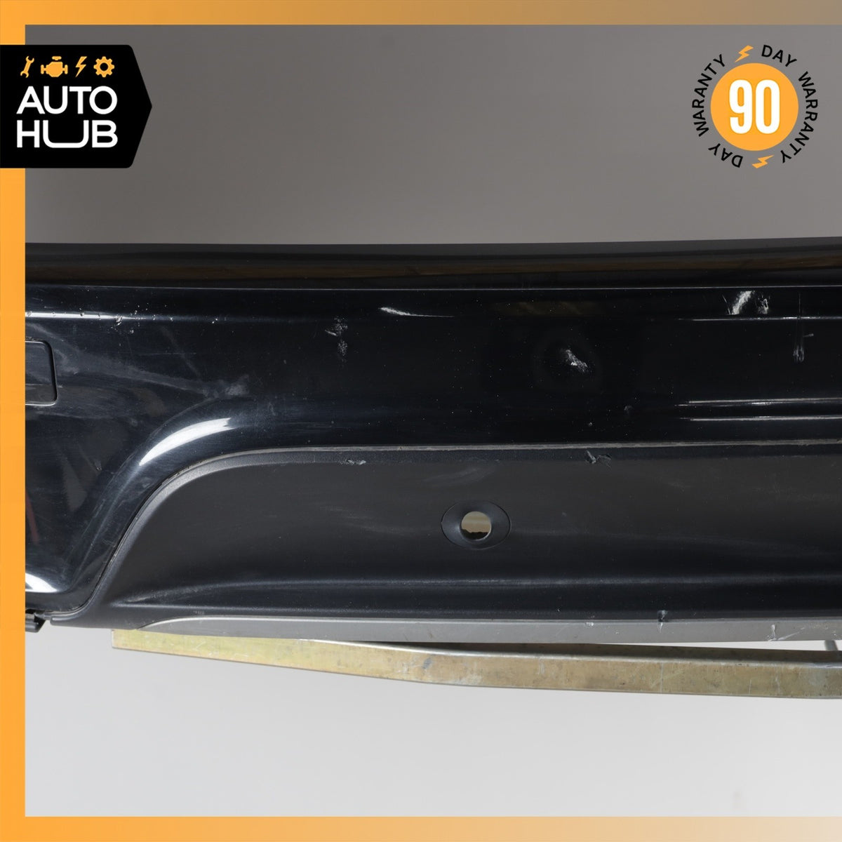 11-13 BMW E70 X5 Rear Bumper Cover Panel Assembly Black OEM - photo 3