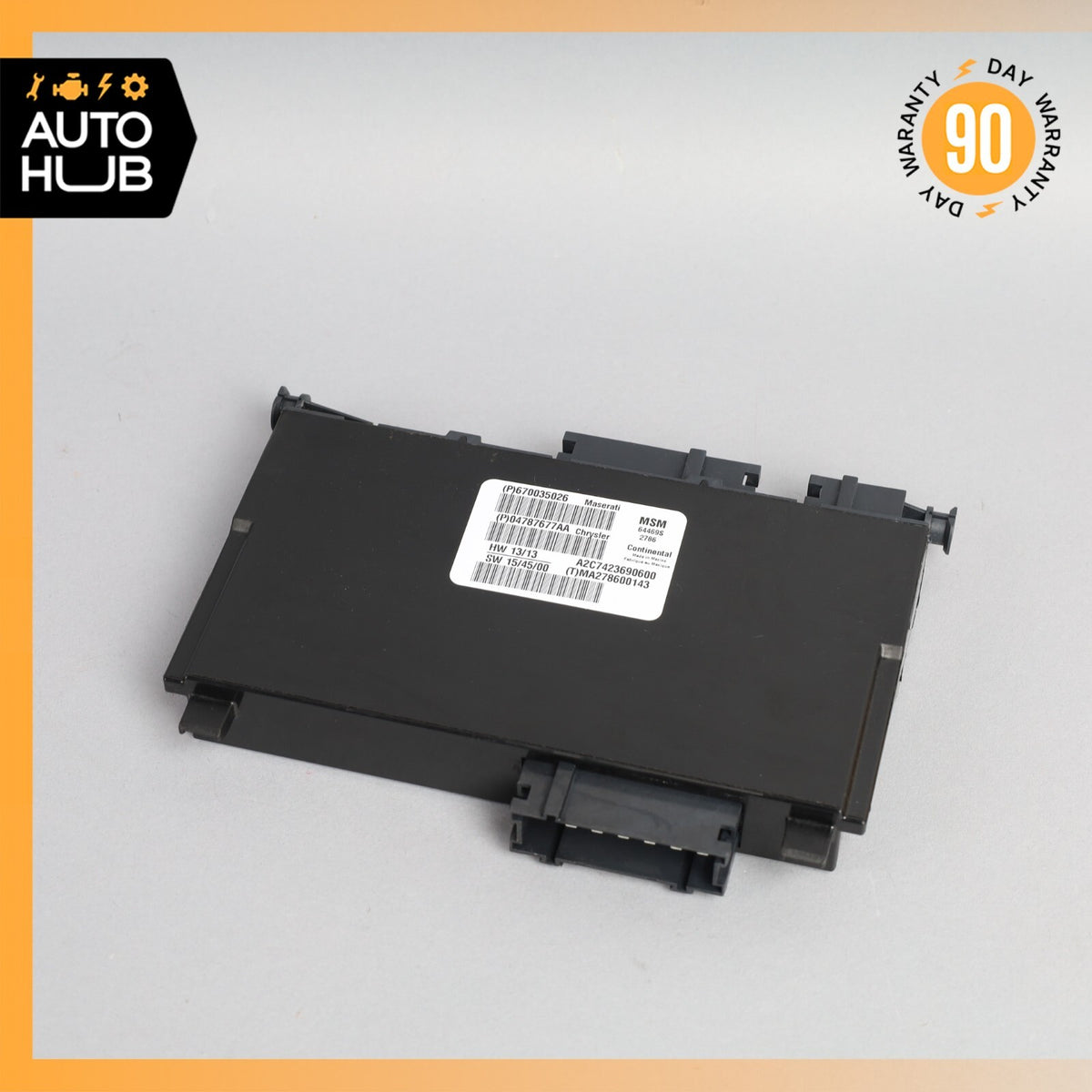 14-20 Maserati Levante S M161 Seat Control Module Left Driver Side OEM 26k - photo 1