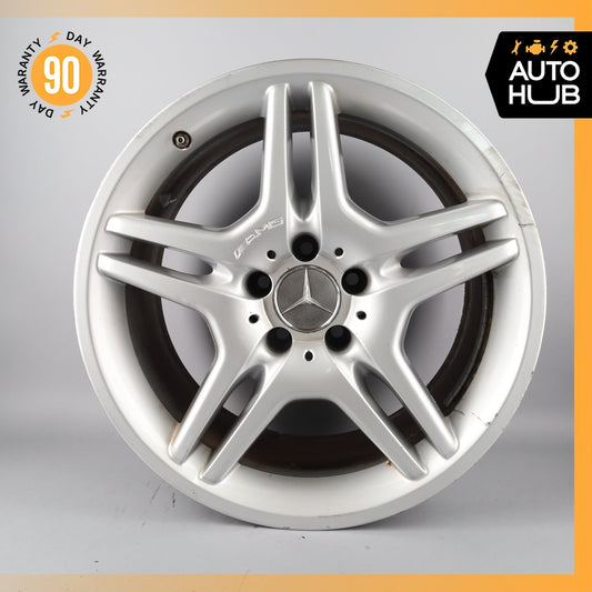 Mercedes R230 SL550 SL55 AMG 9.5 x 18 18" Rear Wheel Rim Silver 2304012902 OEM - photo 1
