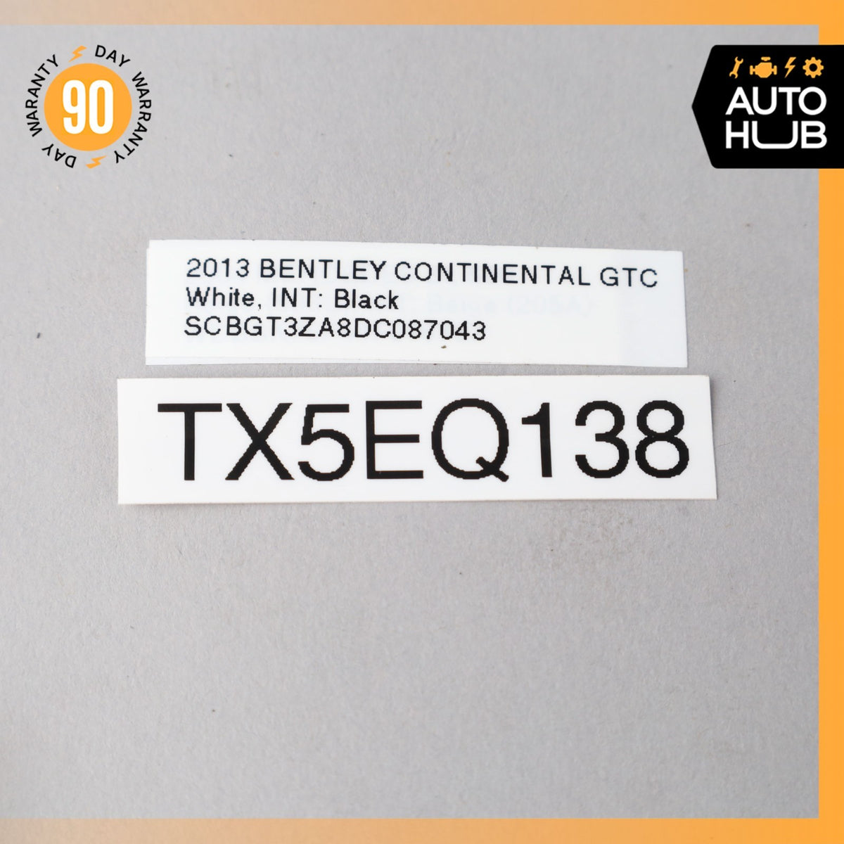 12-18 Bentley Continental GTC Center Dashboard Analog Clock Le Mans Edition OEM - photo 9