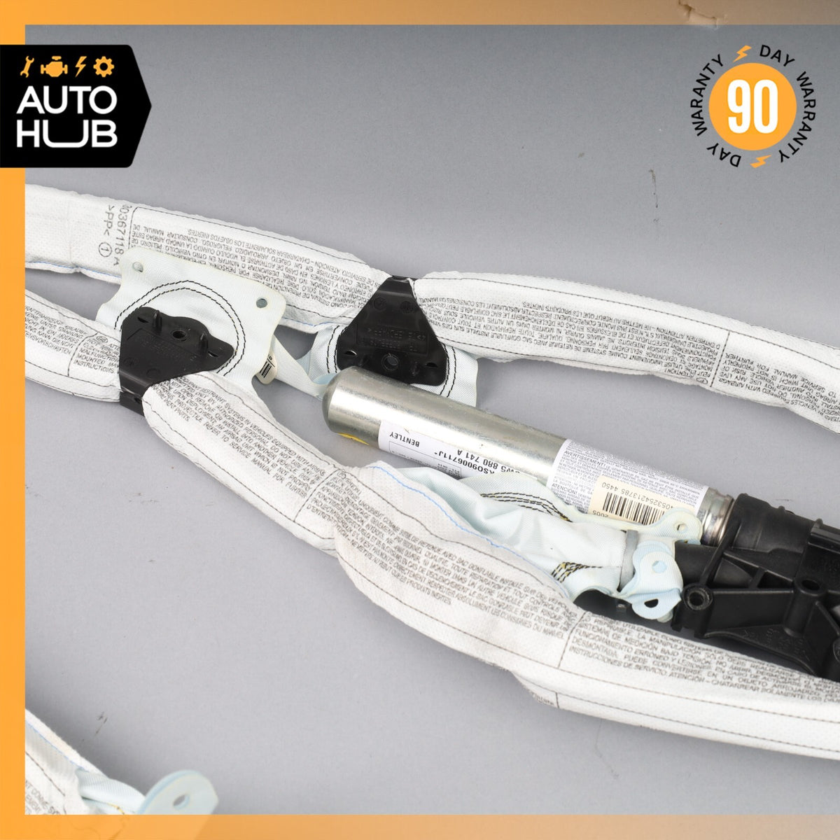 06-13 Bentley Continental Flying Spur Roof Curtain Air Bag Left Side OEM 80k - photo 4