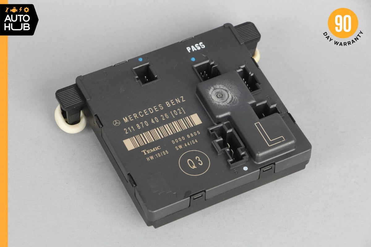 07-09 Mercedes W211 E350 E320 E550 Rear Left Door Control Module 2118704026 OEM - photo 1