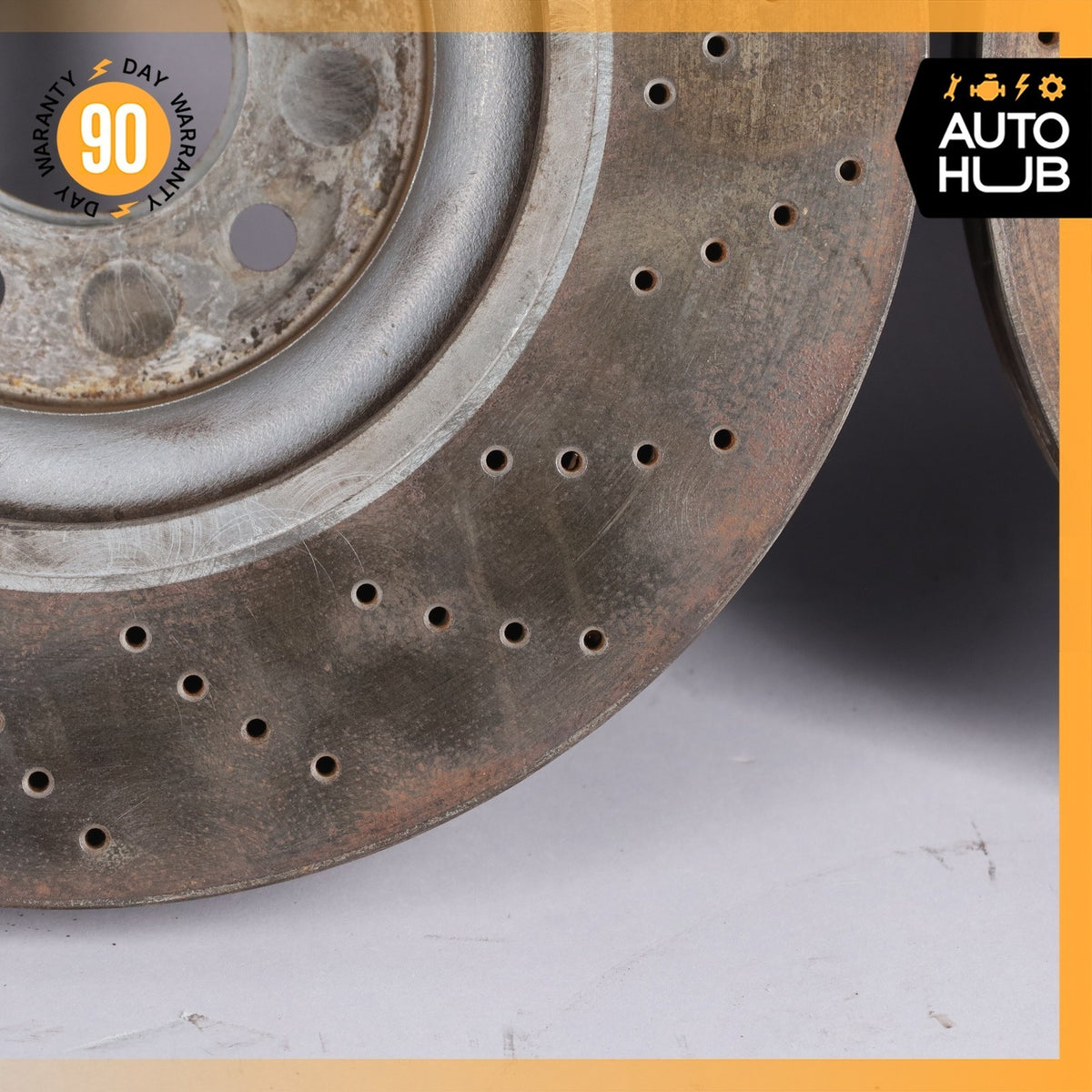 Mercedes R230 SL55 SL65 AMG SL600 CL550 Front Brake Rotors 2304210712 OEM 76k - photo 16