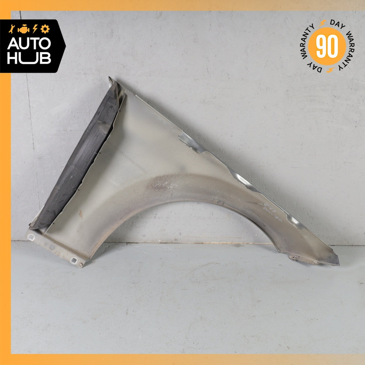 08-15 Mercedes W204 C63 AMG Left Driver Side Fender Assembly Silver OEM - photo 12