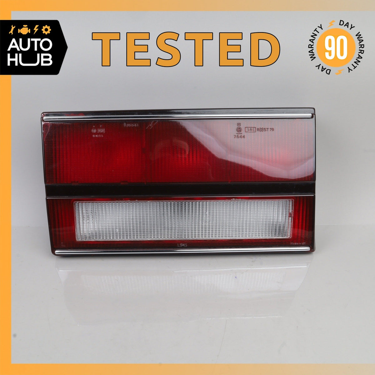 81-96 Rolls Royce Silver Spirit / Mulsanne Rear Left Inner Tail Light Lamp OEM - photo 1