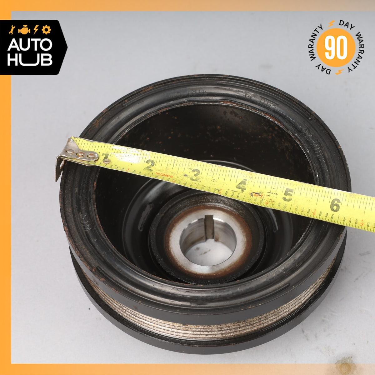 Mercedes W205 C43 AMG Engine Crankshaft Pulley Vibration Damper OEM - photo 15