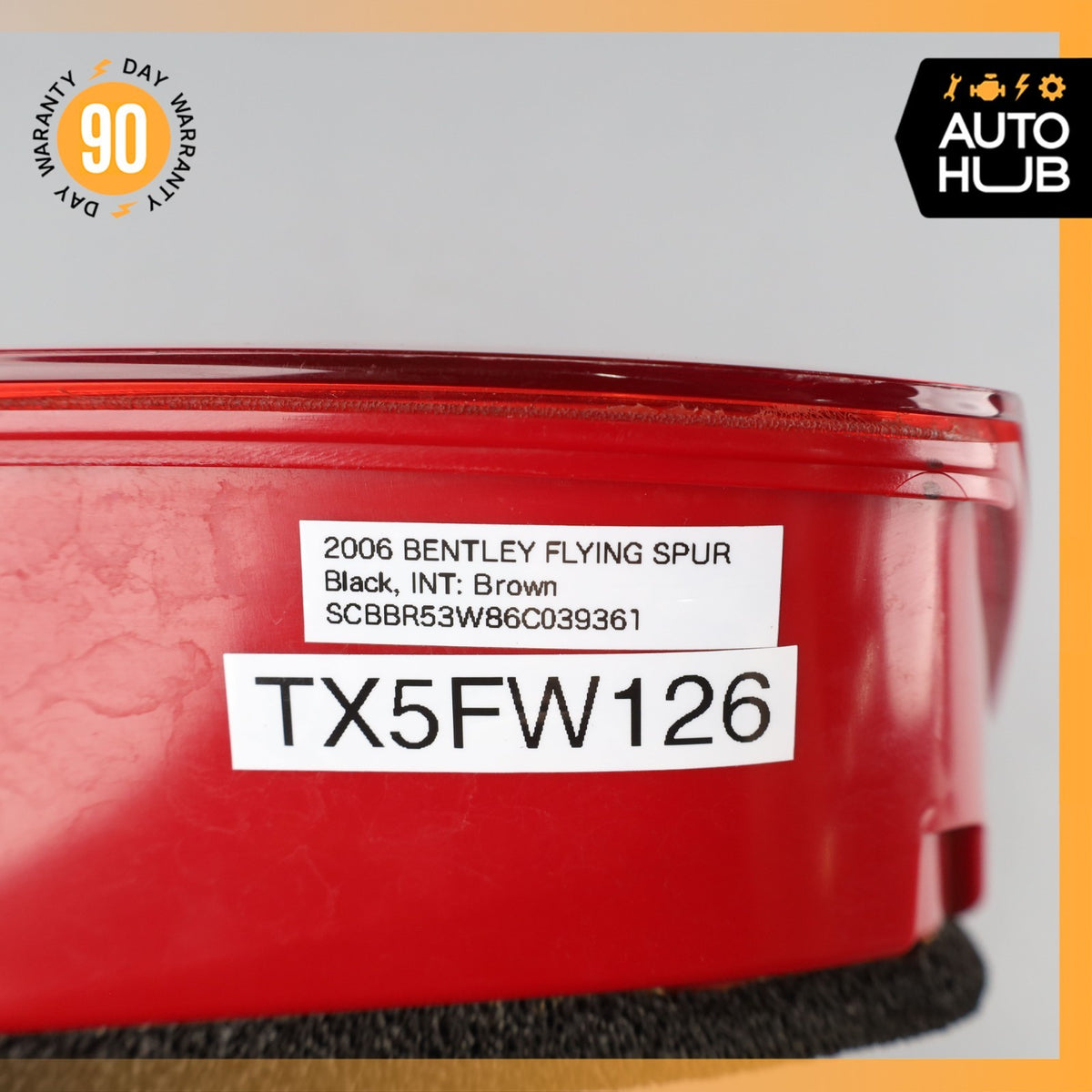 06-13 Bentley Continental Flying Spur Right Tail Light Lamp 3W5945096F OEM 39k - photo 13
