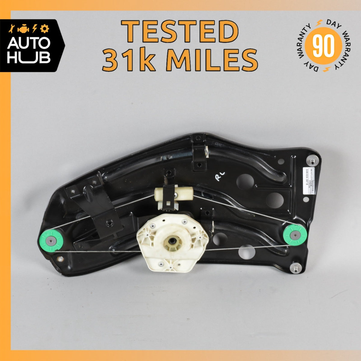 08-10 Bentley Continental GT Coupe Rear Left Side Window Regulator OEM 31k - photo 1