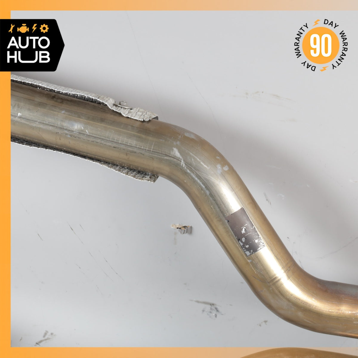 18-23 Aston Martin DB11 4.0L V8 Engine Center Exhaust Cross Pipe OEM - photo 7