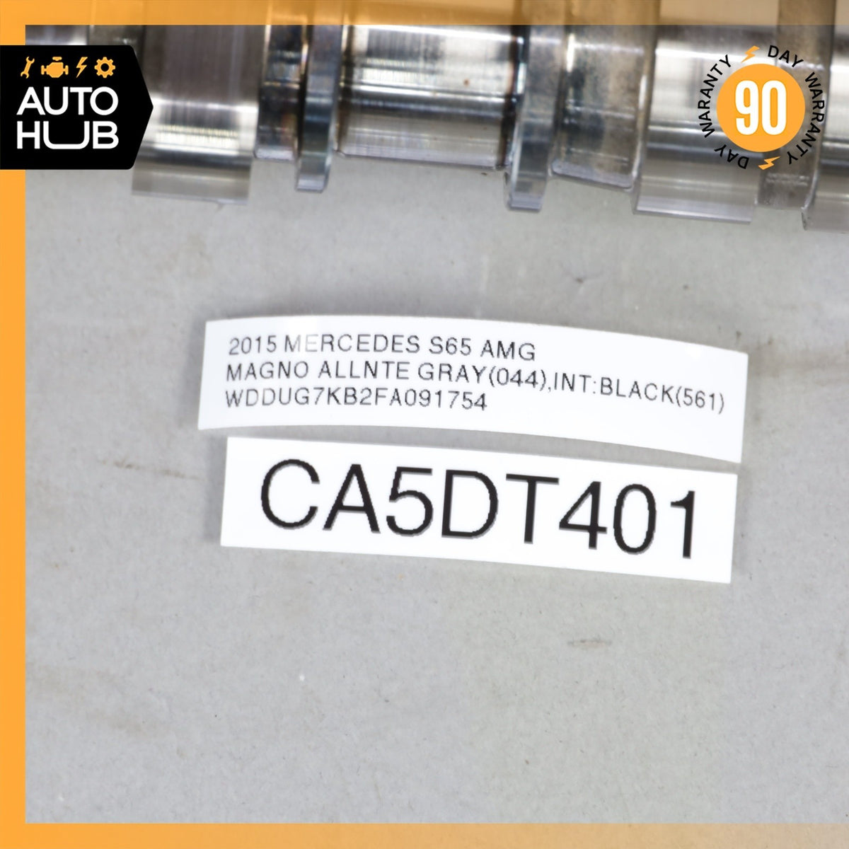 05-20 Mercedes W222 S65 AMG S650 Maybach Engine Left Camshaft Cam Shaft OEM - photo 17