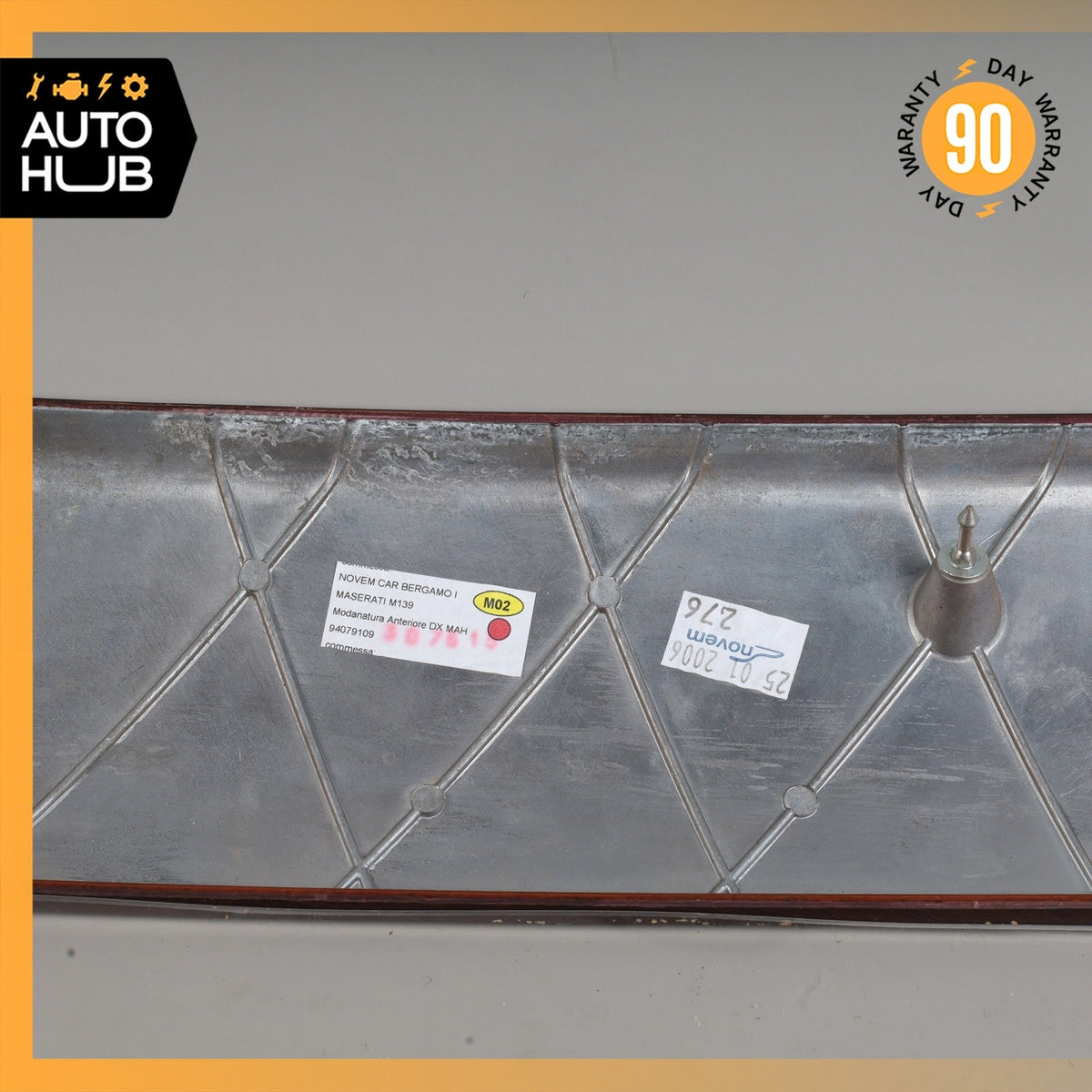 03-13 Maserati Quattroporte M139 Front Right Side Door Panel Trim Panel Wood OEM - photo 7