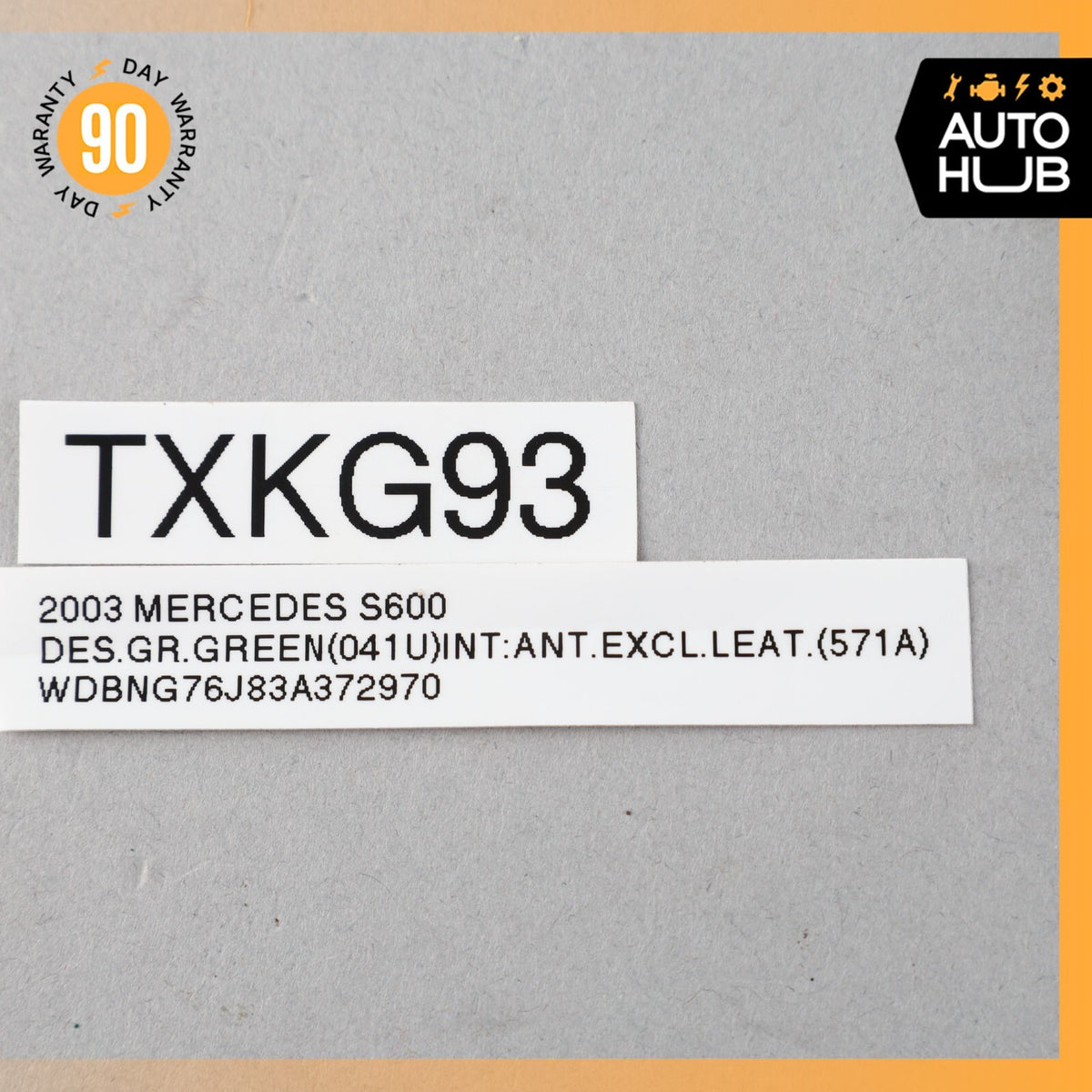 03-09 Mercedes W220 S600 E350 CL600 Oxygen O2 Sensor Lambda 0015409517 OEM - photo 11