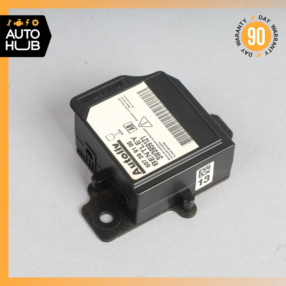 03-10 Bentley Continental GT GTC Safety Bag Sensor SRS Control Module OEM - photo 2