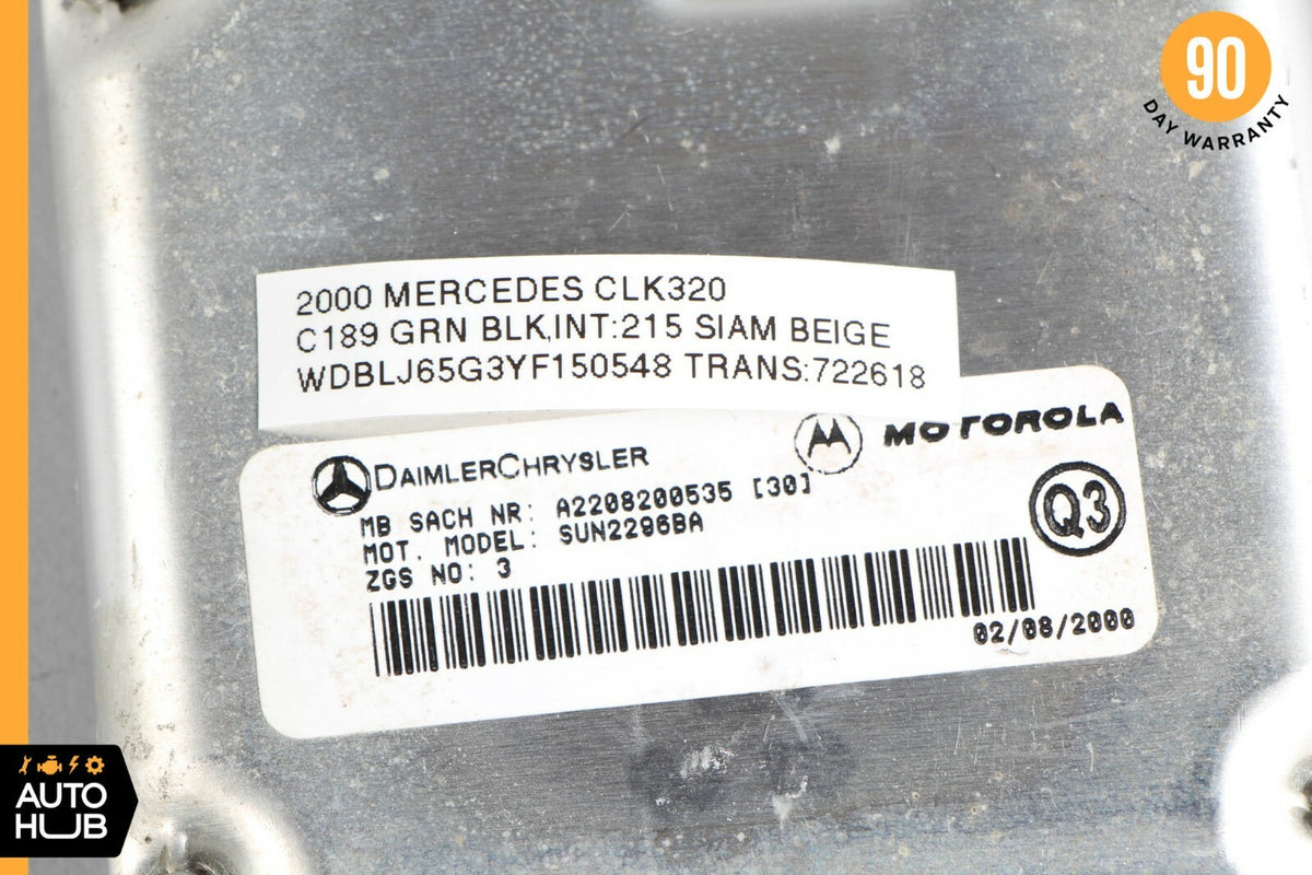 00-06 Mercedes W220 SL500 S500 CL500 Voice Command Control Module 2208200535 OEM - photo 10