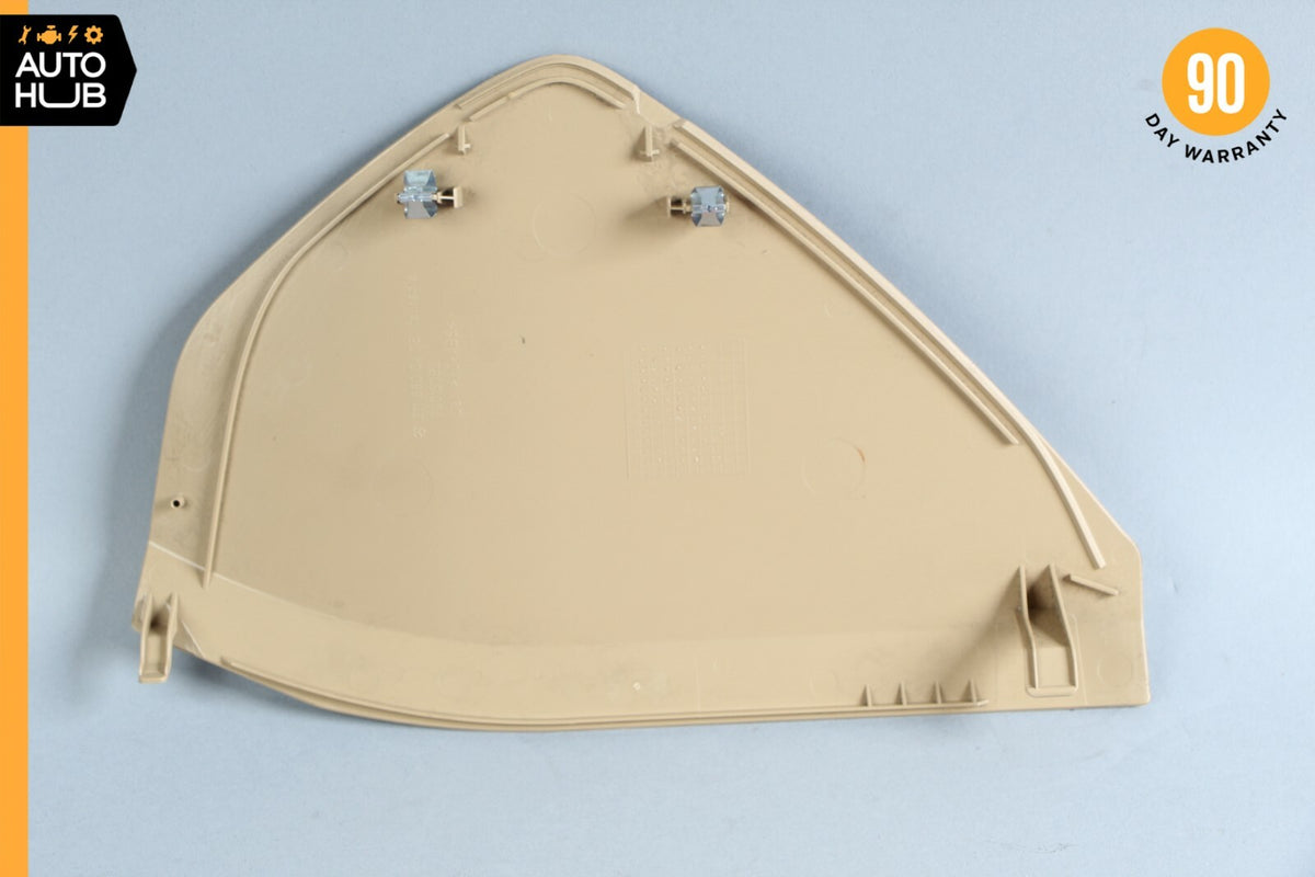 06-09 Mercedes W211 E350 E500 Right Side Dashboard Trim Cover Panel Beige OEM - photo 6