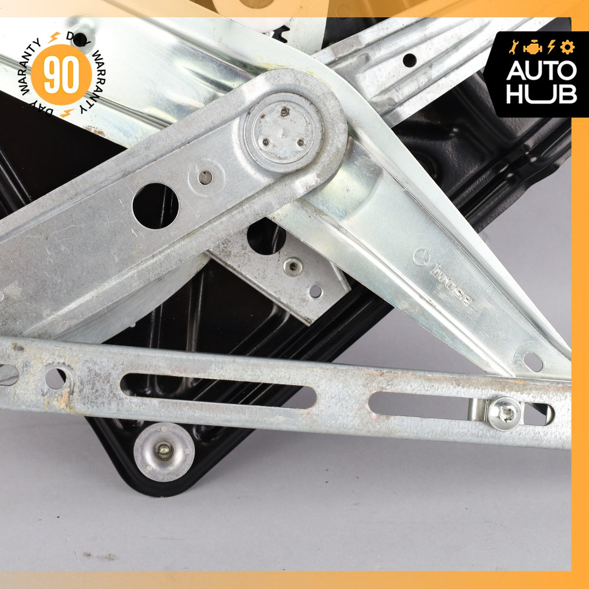 96-99 Mercedes W140 CL600 S500 Coupe Front Right Window Regulator w/ Motor OEM - photo 6