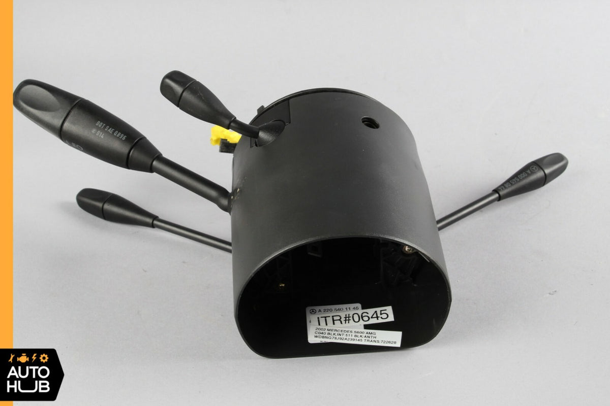 03-06 Mercedes W220 S600 Steering Column Control Switch And Clock Spring Black - photo 8
