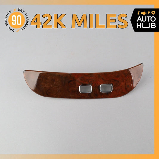 99-09 Bentley Arnage / RR Seraph Front Right Seat Switch Trim Cover Wood OEM - photo 1