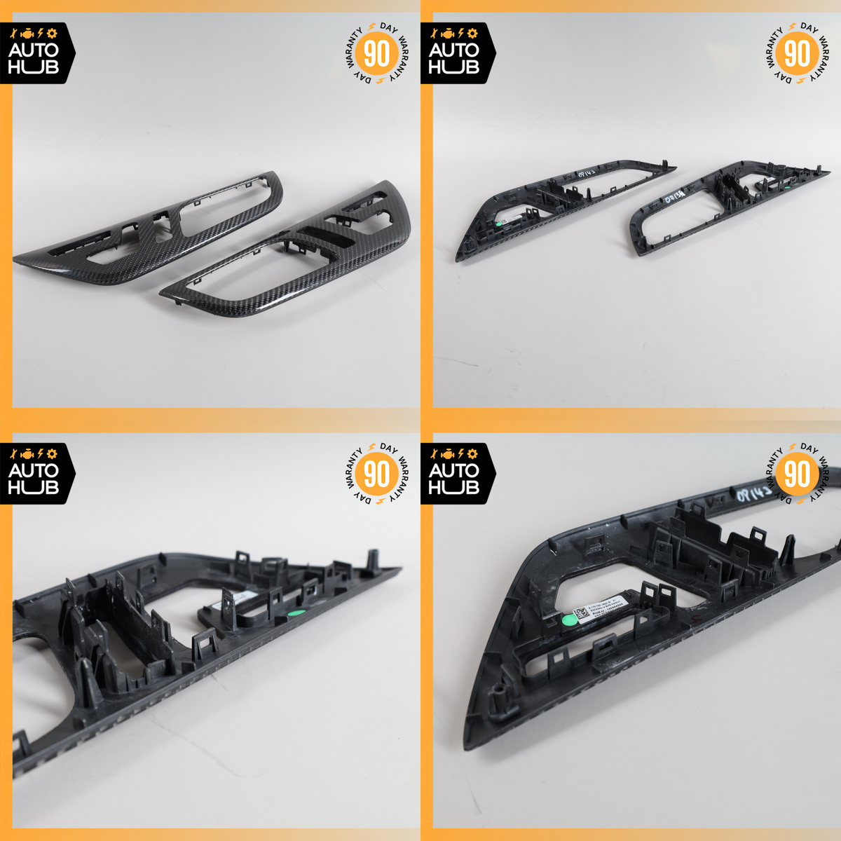 12-16 Mercedes R172 SLK350 Center Console Door Panel Trim Set Carbon OEM 74k - photo 16