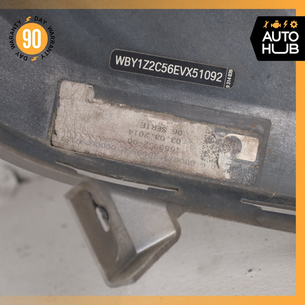 14-21 BMW i3 I01 Hybrid Rear Left Driver Side Quarter Panel Silver OEM 43k - photo 17
