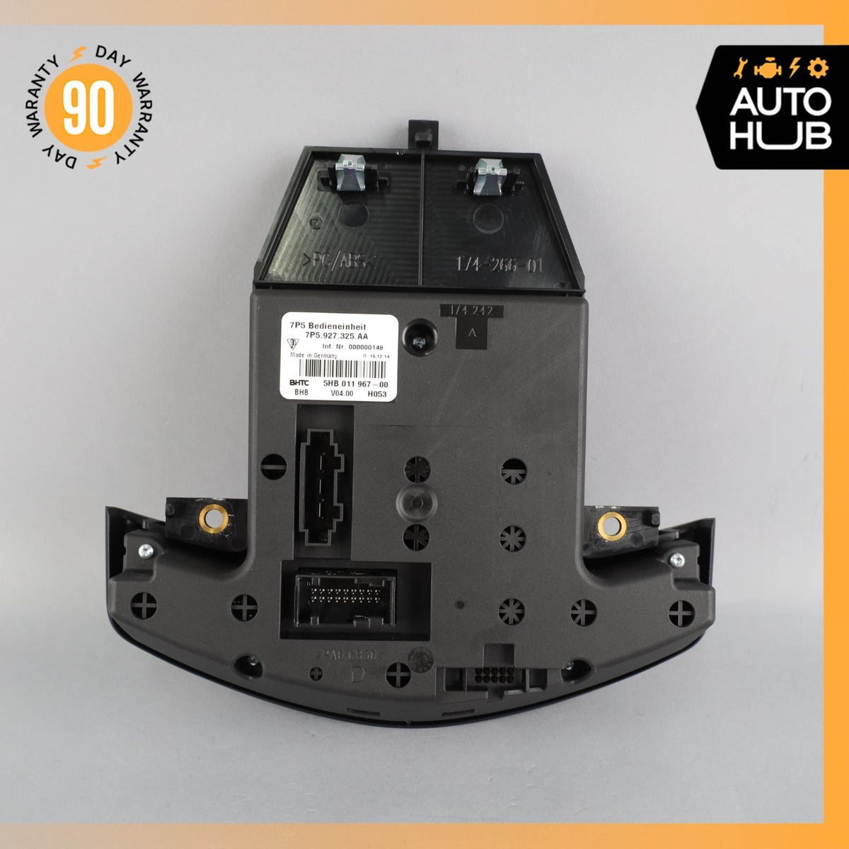 15-18 Porsche Cayenne 958 Rear Seat Heat Lock Switch Control Panel OEM - photo 6