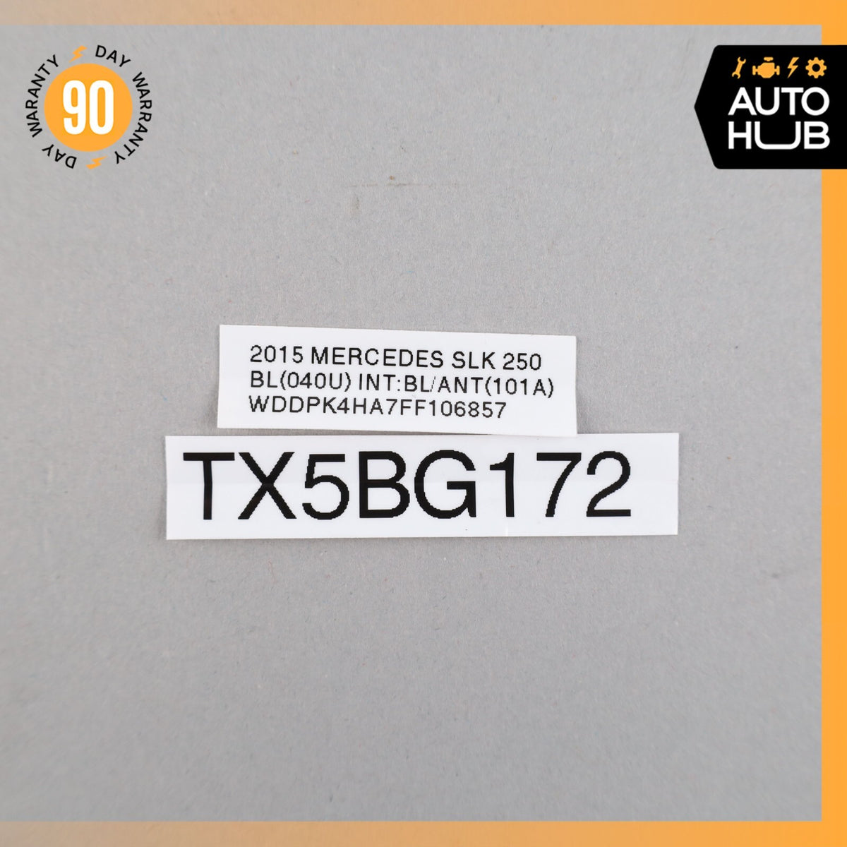 12-20 Mercedes R172 SLK250 SLC300 Front Left Seat Side Airbag Air Bag OEM 40k - photo 10