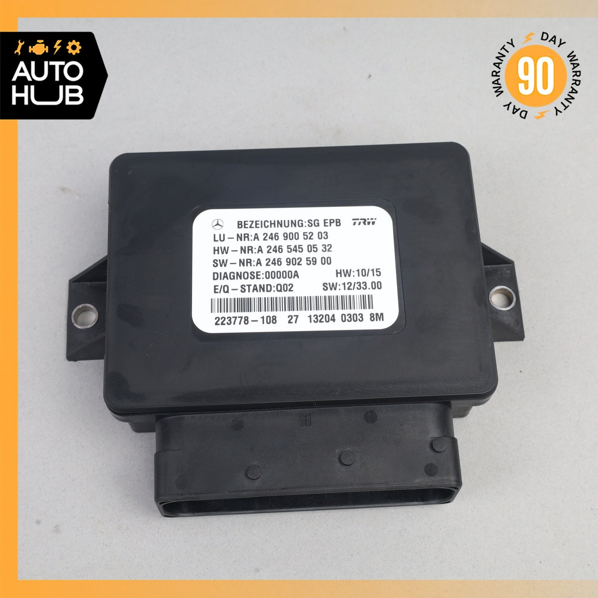 12-16 Mercedes R172 SLK350 GL450 Hand Parking Brake Control Module Unit OEM - photo 1