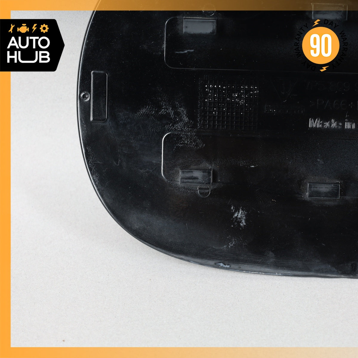 11-18 Porsche Cayenne 958 Fuel Door Lid Gas Tank Cover Black OEM - photo 9