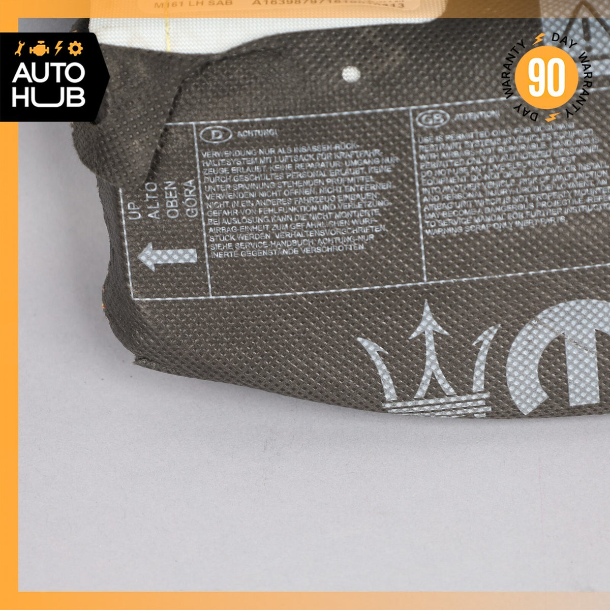 17-22 Maserati Levante M161 Front Left Driver Side Seat Airbag SRS OEM 44k - photo 4