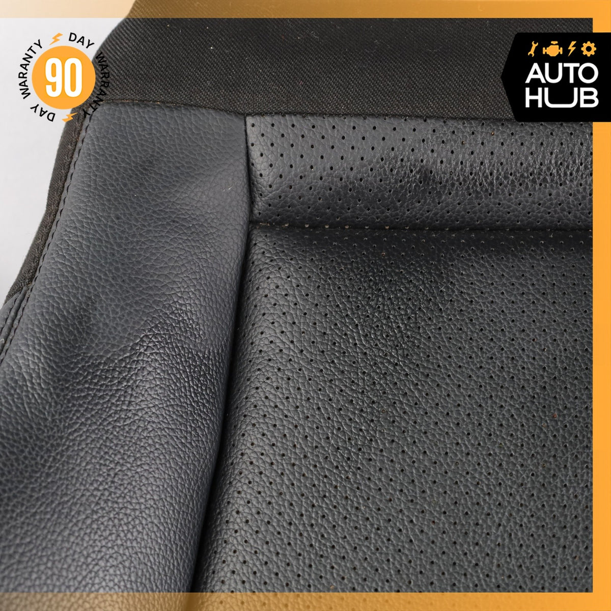 07-09 Mercedes W211 E320 E550 Front Right Bottom Lower Seat Cushion Black OEM - photo 8