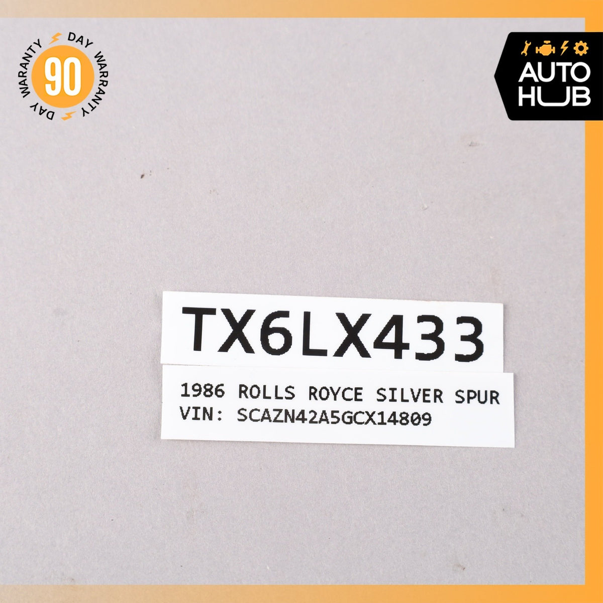 82-89 Rolls Royce Silver Spur Corniche Motorola Generator Alternator 90 AMP OEM - photo 10