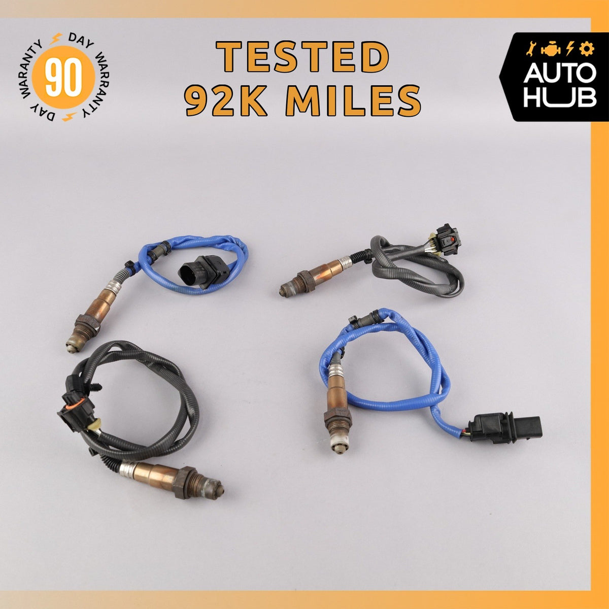 11-18 Porsche Cayenne 958 Turbo 4.8L Oxygen O2 Sensor Lambda Set of 4 OEM - photo 1